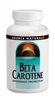Source Naturals Beta Carotene (Vitamine А), 25000IU, 100 Caps 417591 фото