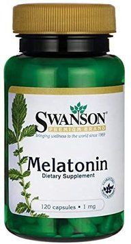 Swanson Melatonin 1 mg, 120 Capsules (SWA-01542) 655571 фото