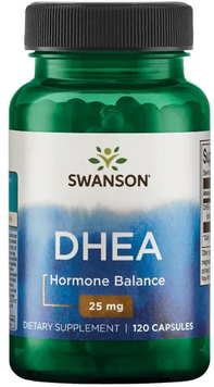 Swanson, DHEA 25 mg 120 caps (SWA-01526) 608002 фото