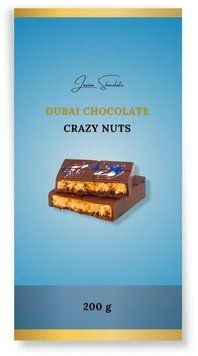 Дубайский шоколад Laviva Chocolate Dubai Chocolate Crazy Nuts 200 г (UA-0102) 1415464 фото