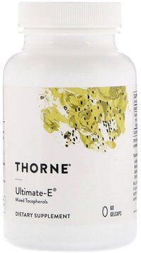 Thorne Research, Ultimate-E, 60 Gelcaps (THR-14301) 608415 фото