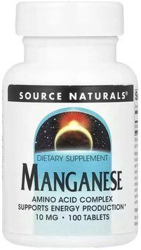 Source Naturals Manganese 10mg - 100 Tablets 1452223 фото