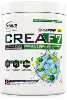 Креатин Genius Nutrition Crea F7 405 g / 45 servings / Lime 1021890 фото