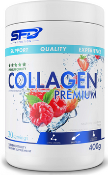 SFD Nutrition Collagen premium 400g / 20 servings / Raspberry Strawberry 1032677 фото