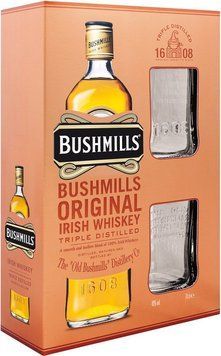 Сувенірний набір Bushmills Original 0.7 л + 2 склянки (NMF4820181427818) 791605 фото