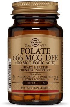 Solgar Folic Acid 400 mcg 100 Tablets 497232 фото