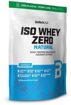 Протеин BioTech Iso Whey Zero Natural 500 g /20 servings/ Coconut 851736 фото