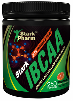 Stark Pharm Stark IBCAA 2-1-1 / Vit B6 BCAA і Вітамін B6 зі смаком грейпфрута 250 г 824530 фото
