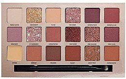 W7 Indulgent Socialite Multi Textured&shy; Pressed Pigment Palette Тени для век Палетка 18 цветов 17g 867314 фото