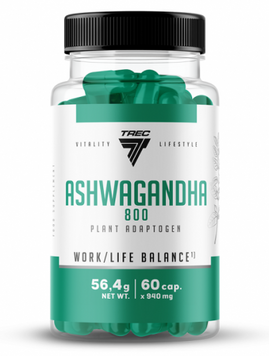 Бустер тестостерону Trec Nutrition Ashwagandha 800 Ашваганда 60 капсул 968882 фото
