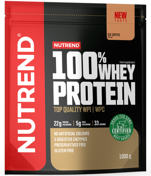 Протеин Nutrend 100% Whey Protein 1000 g /33 servings/ Ice Coffe 843839 фото