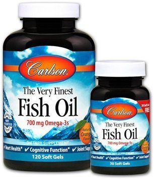 Carlson Labs The Very Finest 120 + 30 soft gels Orange Риб'ячий жир зі смаком апельсина 488771 фото