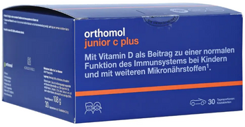 Orthomol Junior C Plus Витамины для детей 30 дней вкус мандарин/апельсин 90 жевательных таблеток 1088696 фото