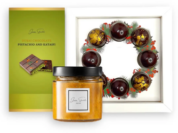 Набір Laviva Chocolate Дубайський шоколад Різдвяний 830 г (UA-0316) 1381262 фото