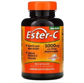 American Health Ester-C 1000 mg Эстер-С с бифлавоноидами 90 капсул 897005 фото