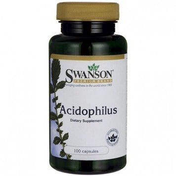 Swanson Acidophilus Ацидофільні лактобактерії 100 капсул 776404 фото