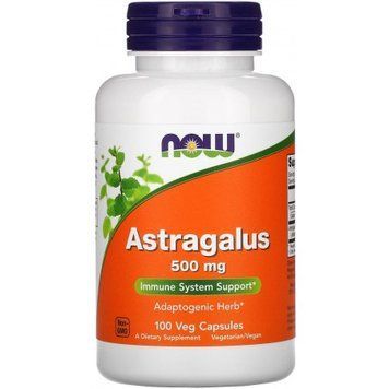 NOW Foods Astragalus 500 mg 100 caps 417192 фото