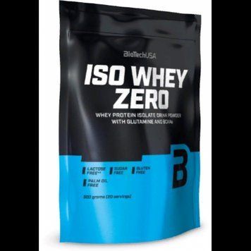 BioTech Iso Whey Zero 500 g /20 servings/ Black Sponge Cake 807547 фото