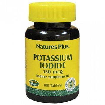 Natures Plus Potassium Iodide 150 mcg 100 tabs Йодистый калий 491966 фото