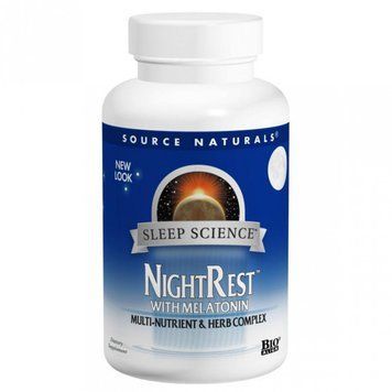 Source Naturals NightRest 50 tabs Комплекс для нормалізації сну 537074 фото
