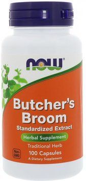 NOW Foods Butcher's Broom 100 caps (Іглиця колючий) 416742 фото