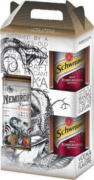 Настойка Nemiroff Терпкий Апельсин De Luxe 0.7 л + Schweppes Pomegranate 2х0.33 л (NMF4820181427764) 1146778 фото