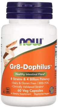 Now Foods Gr8-Dophilus - 60 vcaps 1449675 фото