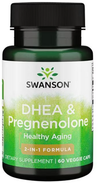 Swanson DHEA Pregnenolone Complex ДГЭА и прегненолон 60 веганских капсул 1137432 фото
