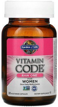 Garden of Life Vitamin Code Raw one for women Сирі Мультивітаміни для жінок 30 вегетаріанських капсул 897017 фото
