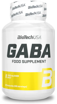 BiotechUSA GABA 60 caps / 30 servings 1017654 фото