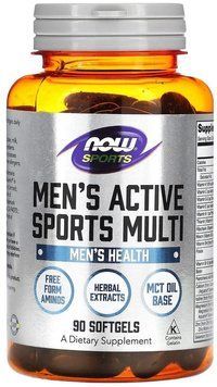 Now Foods Men's Active Sports Multi - 90 softgels 1449280 фото