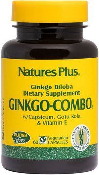 Nature's Plus, Ginkgo-Combo, 60 Vegetarian Capsules (NTP1091) 631245 фото