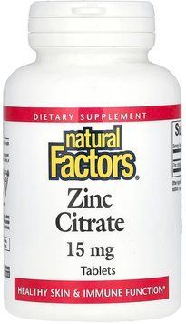 Natural Factors Zinc Citrate 15mg - 30 tabs 1468822 фото