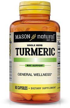 Mason Natural Turmeric Куркума 60 вегакапсул 936603 фото