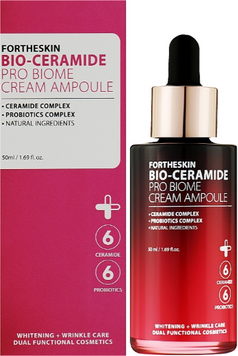 Fortheskin Bio-Ceramide Pro Biome Cream Ampoule Крем-сыворотка для лица с керамидами 50 ml 1334760 фото
