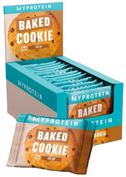 Протеиновое печенье Myprotein Baked Cookie 12x75g / 12 servings / Chocolate Chip 1032653 фото