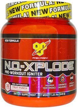 BSN N.O.-Xplode 3.0 Pre-Workout Igniter 30 serv. 555 g Fruit Punch NON-caffeinated 378568 фото