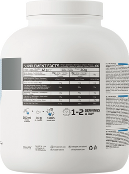 Протеин OstroVit Whey Protein 2000 g /66 servings/ Blueberry Joghurt 392062 фото