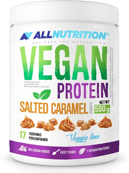 Протеїн AllNutrition Vegan Pea Protein 500 g / 16 servings / Salted Caramel 1117198 фото