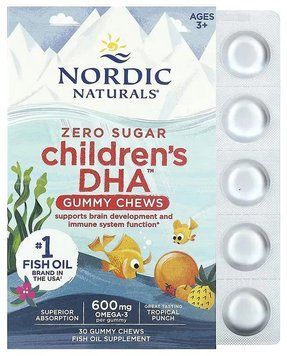 Nordic Naturals Children's DHA - 30 Gummies 1453356 фото