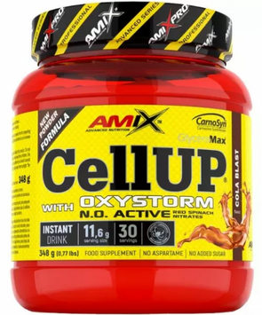 Предтренировочный комплекс AmixPro CellUP with Oxystorm Powder 348 g / 30 servings / cola 1301223 фото