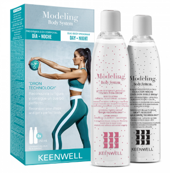 Keenwell Набор Modeling dron Лифтинговая укрепляющая сыворотка 250 ml + Ночная антицелюллитная сыворотка 250 ml 1092987 фото