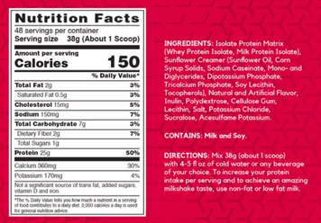 Протеин BSN Syntha-6 Isolate 1820 g / 48 servings / Vanilla Ice Cream 573367 фото