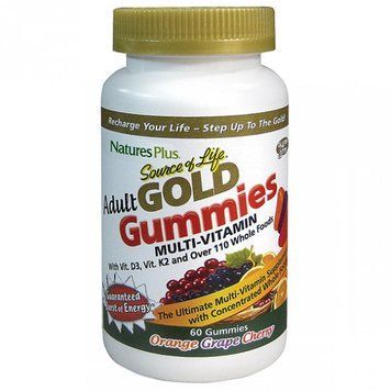 Natures Plus Source of Life Gold Gummies Multi-Vitamin 60 gummies Мультівітаміни для дорослих, мікс 492002 фото