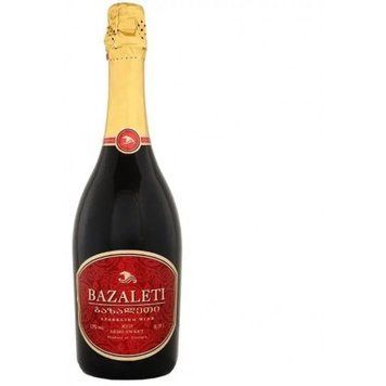 Вино ігристе Bazaleti, червоне напівсолодке, 0.75л 12% (DIS4867616022606) 1187041 фото