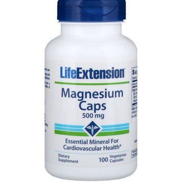 Life Extension Magnesium Caps 500 mg 100 Veggie Caps Магний 534606 фото