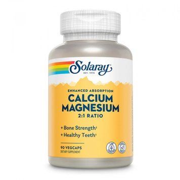 Solaray Calcium & Magnesium, Aac 2:1 - 90 caps 1472093 фото