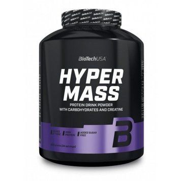 Гейнер BioTechUSA Hyper Mass 2270 g / 34 servings / Strawberry 689288 фото