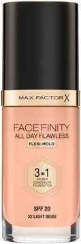 Max Factor Facefinity All day flawless 3in1 Foundation №32 Light Beige Тональний крем 30 ml 877279 фото