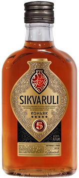 Бренди Sikvaruli 5 лет выдержки 40% 0.2 л (PLK4820189293989) 1242160 фото